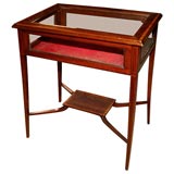 English Display Case Table