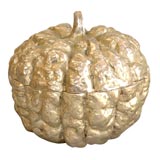 Handcast Silverplate Gourd