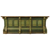 C.1900 Wood Carved Store Counter