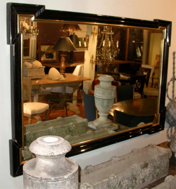 Italian Lacquered Framed Mirror