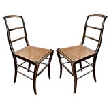 pair of 19th.c.English chairs