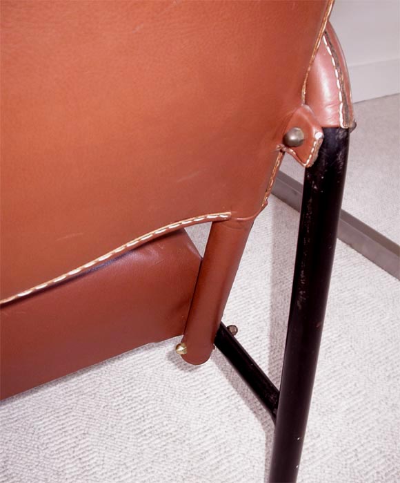 Lounge Chair by Jacques Adnet for the SS France 1