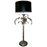 Silvered Palm Lamp  1940's