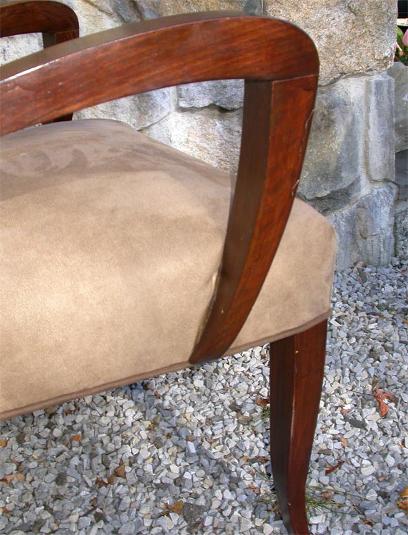 Pair French Armchairs 1