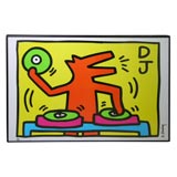 Keith Haring DJ Offset Lithograph