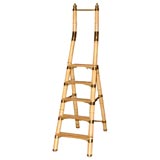 Used BAMBOO LIBRARY LADDER