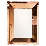 Elegant rose glass mirror