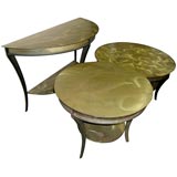 French Bronze Tables by unknown Architect