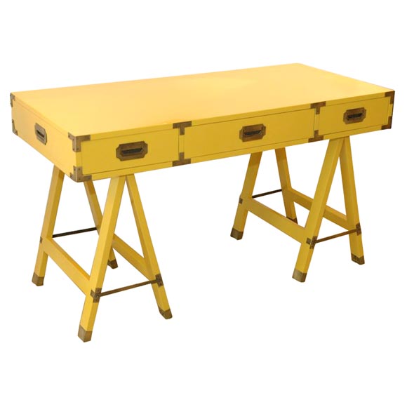 Yellow Campaign Desk