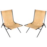 Pair of Allen Gould Lounge Chairs