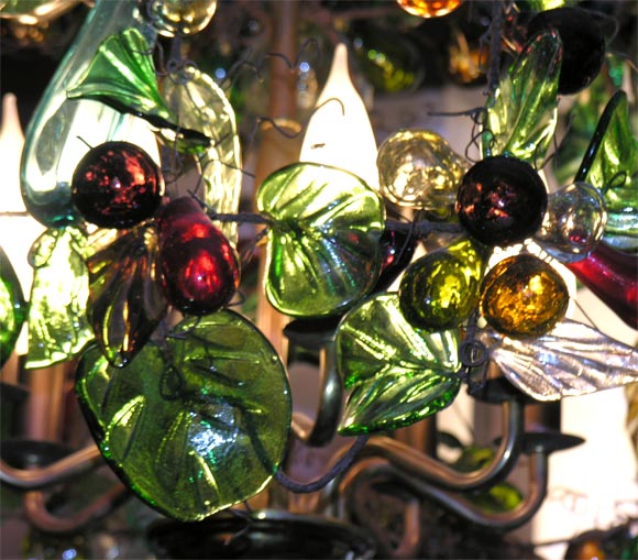 murano fruit chandelier
