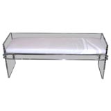 Lucite Bench