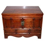 Antique Pearwood Low Cabinet