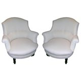 Pair of Napoleon III Armchairs