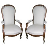 Pair of Voltaire Armchairs