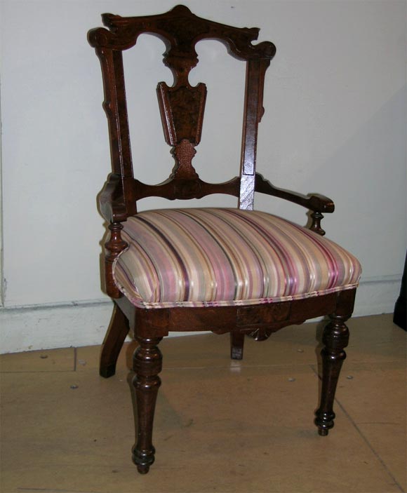 Very nice pair of victorian side chairs