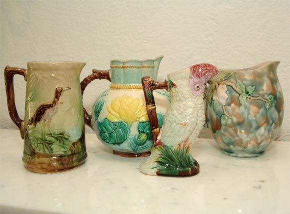 Majolica Pitcher Collection