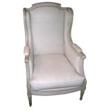 French Louis XVI Fireside XChair