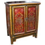 Antique Tibetan tapered chest