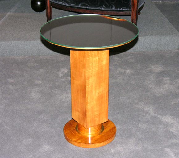 Small Round Side Table by Jules Leleu