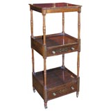 Regency Rosewood Lectern with Brass Inlay