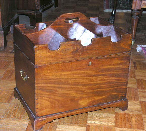 George III Mahogany Wine Cellarette