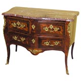 Louis XV Marquetry Commode, signed L. Delaitre