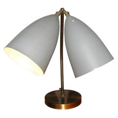 Used Rare double cone task lamp by Greta Grossman