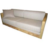 Burl ash sofa