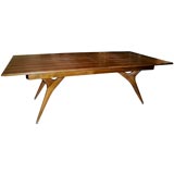 Rosewood dining table by Vladimir Kagan