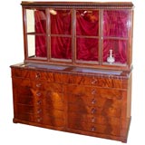 Antique Mahogany collectors cabinet