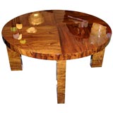 A Round Art Deco Coffee Table