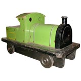 Antique Painted Wood Train