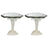 Rare Pair Of Small Tables By Serge Roche