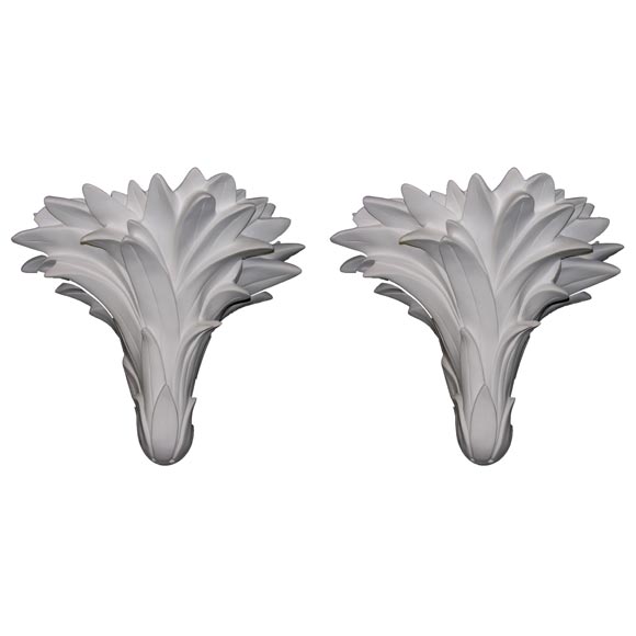 Pair of wall sconces designed by Serge Roche For Sale