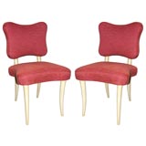 pair of clover chairs by Jean Royere