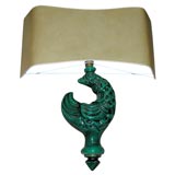 George Jouve rooster sconce