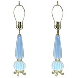 Pair of Murano Glass lamps