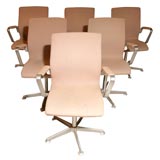 Set of 8 Arne Jacobsen Oxford Chairs