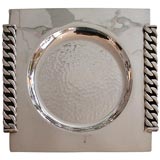 An Exceptional Silver Plated Tray by Jean Despres