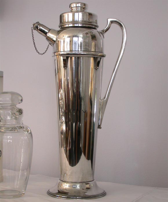 A Collection of Cocktail Shakers including by Baccarat