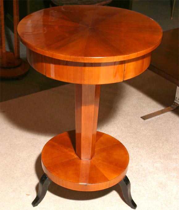 Pair of Biedermeier style sidetables. Austrian