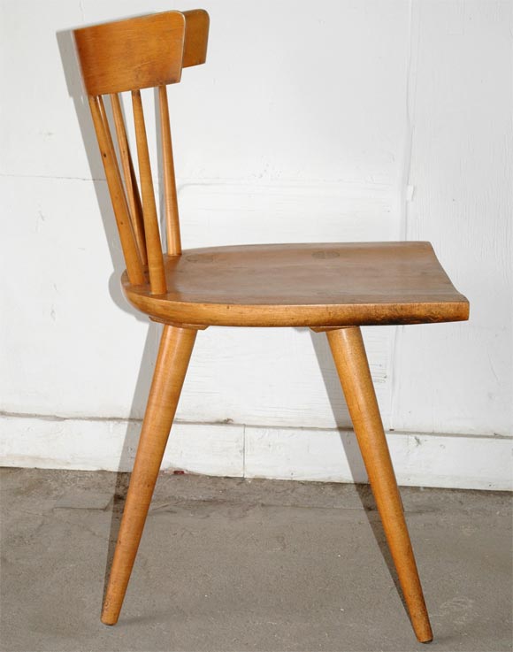 Maple Paul McCobb Side Chairs, Set of Six For Sale