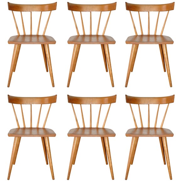 Paul McCobb Side Chairs, Set of Six For Sale