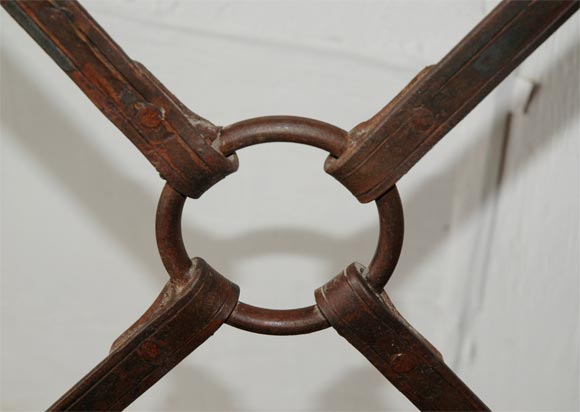 Late 20th Century Hermes-Style Hand-forged Metal Chair