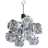 Lightolier ice cube chandelier