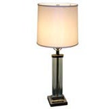 One 1930's Glass Rod Lamps
