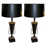 Pair of Urn Lamps Designed by Tommi Parzinger