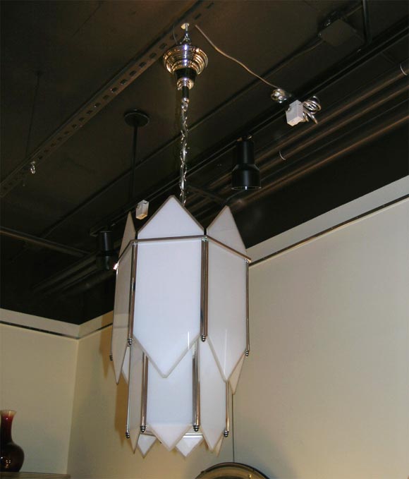 Art Deco Skyscraper Style Chandelier