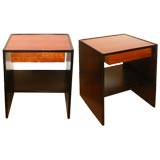 Pair of bedside tables designed by Edward Wormley